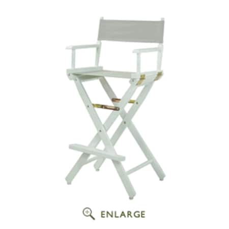 Casual Home 230-02-021-18 30 in. Directors Chair Black Frame with Gray Canvas 230-02/021-18